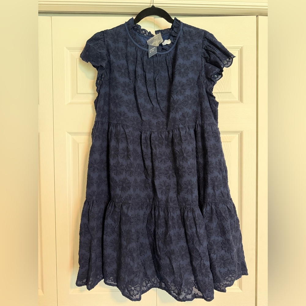 Crown & Ivy Midnight Blue Lace Dress